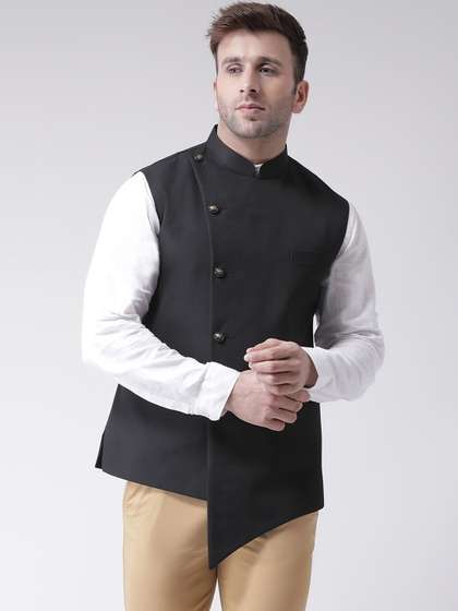 hangup trend Men Woven Nehru Jacket