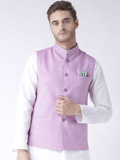 hangup trend Men Woven Design Nehru Jackets