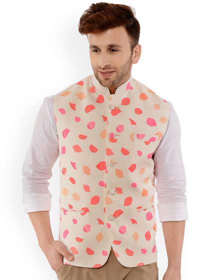 hangup trend Men Printed Nehru Jackets