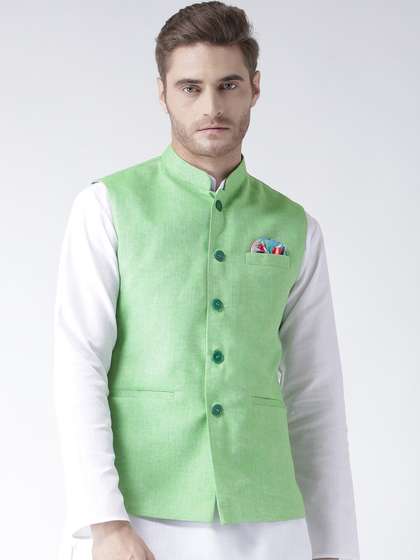 hangup trend Men Woven Formal Nehru Jacket