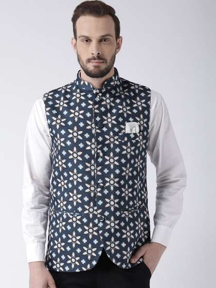 hangup trend Men Printed Woven Nehru Jacket