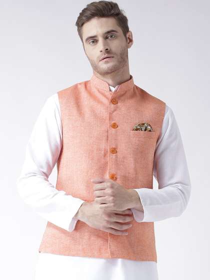 hangup trend Men Woven Nehru Jacket