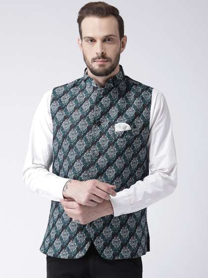 hangup trend Men Printed Woven Nehru Jacket