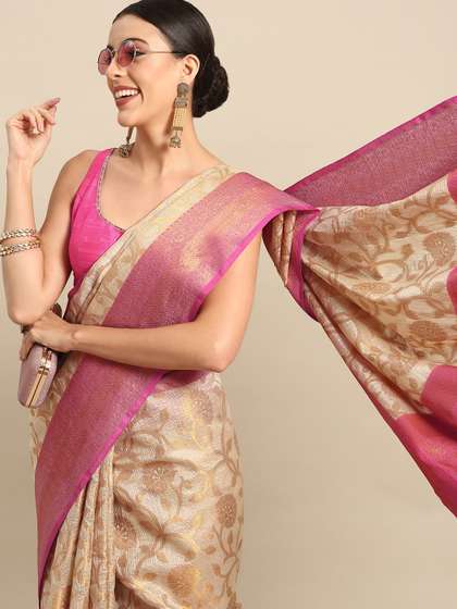 Silk Land Floral
                        Zari Tissue Mysore Silk Saree