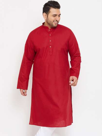 VASTRAMAY Men Plus Size Kurta