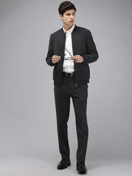 Park Avenue Self
                        Design Neo Fit 2 Piece Formal Suits