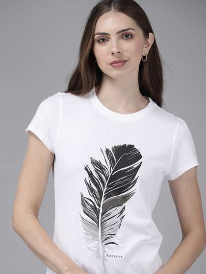 Van Heusen Women
                          Graphic Printed Round Neck Lounge T-shirt