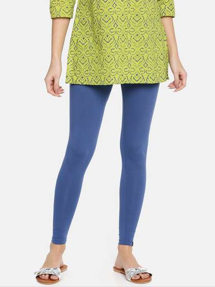 TWIN BIRDS Women
                        Solid Super Stretch Cotton Ankle Length
                        Leggings
