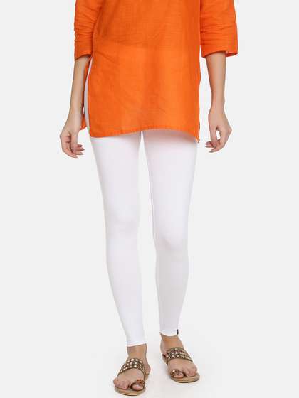 TWIN BIRDS Women
                        Solid Super Stretch Cotton Ankle Length
                        Leggings