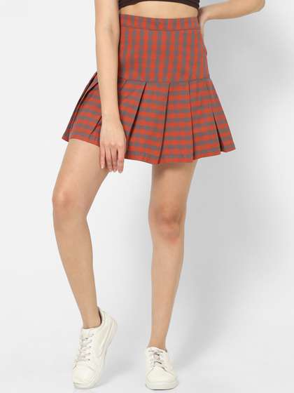 VASTRADO Pure Cotton Flared Skirts