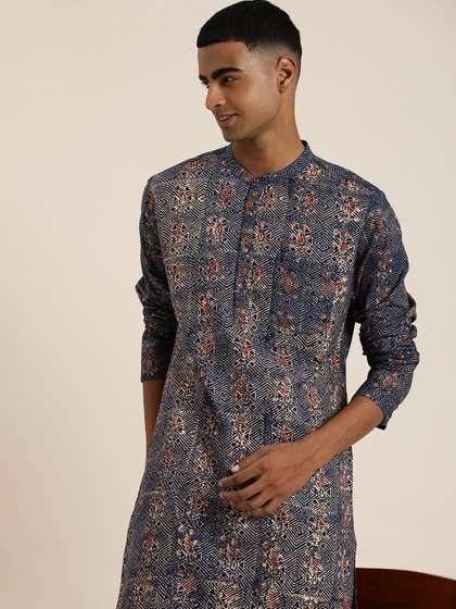 Taavi Sanganeri Printed Kurta