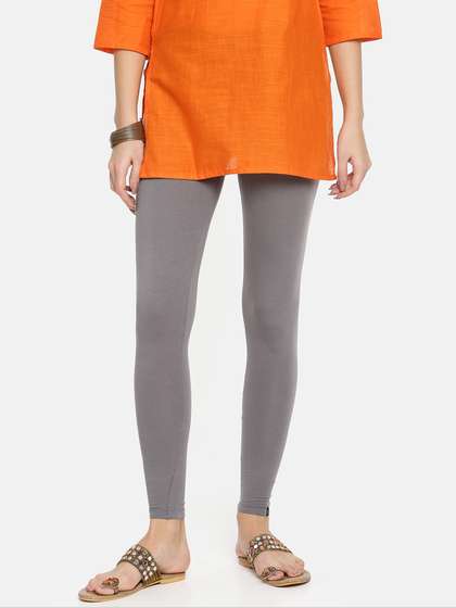 TWIN BIRDS Women
                        Solid Super Stretch Cotton Ankle Length
                        Leggings