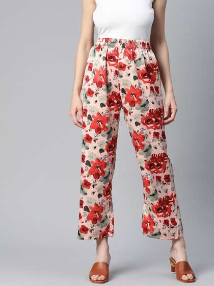plusS Printed Palazzos