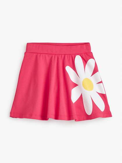 You Got Plan B Girls
                    Cotton Daisy Printed Skater Skirt With Inbuilt
                    Shorties