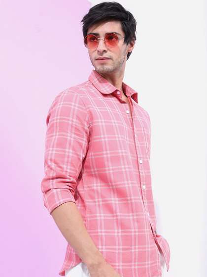HIGHLANDER Men
                        Checked Slim Fit Casual Shirt