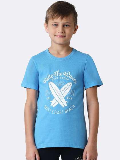Van Heusen Boys Printed Pure Cotton T-shirt