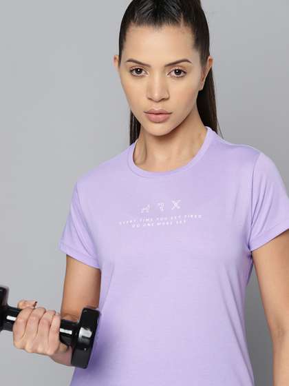 HRX by Hrithik
                          Roshan Brand Logo Printed Rapid-Dry Training
                          T-shirt