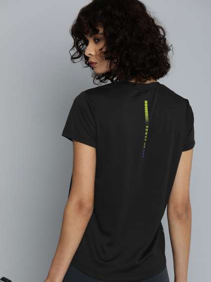 HRX by Hrithik Roshan Brand Logo Printed Antimicrobial Finish Training Rapid-Dry T-shirt