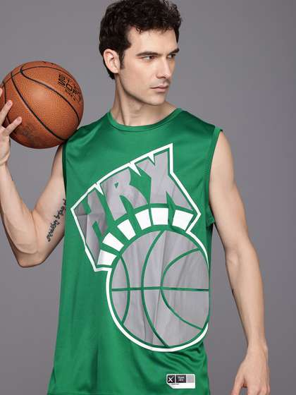 HRX by Hrithik Roshan Men Brand Logo Printed Basketball Rapid-Dry T-shirt