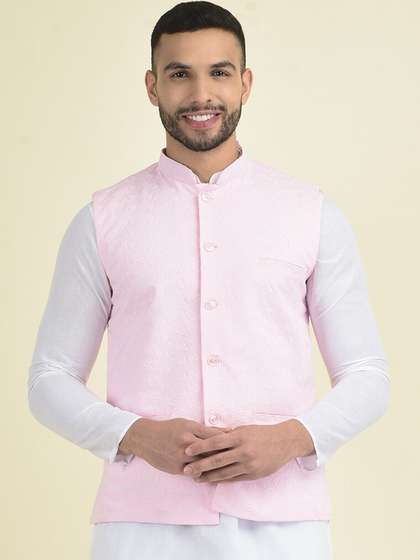 DEYANN Men Pure Cotton Nehru Jacket