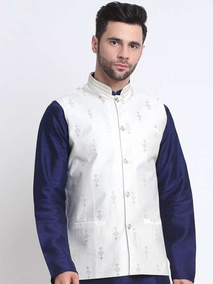KRAFT INDIA Embroidered Nehru Jacket