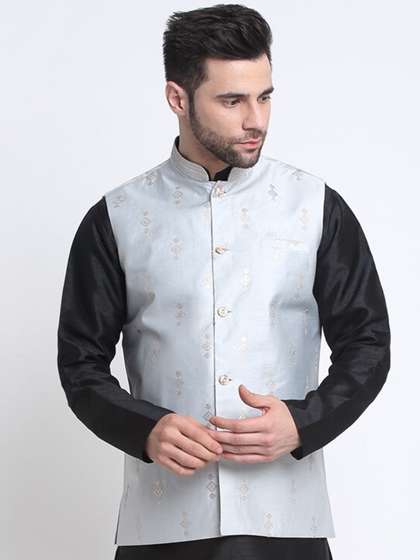 KRAFT INDIA Embroidered Nehru Jacket