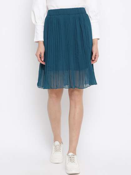 Mayra Accordion Pleated A-Line Skirts
