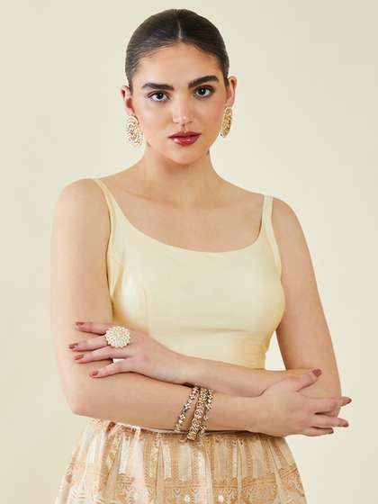 Soch Sleeveless Saree Blouse