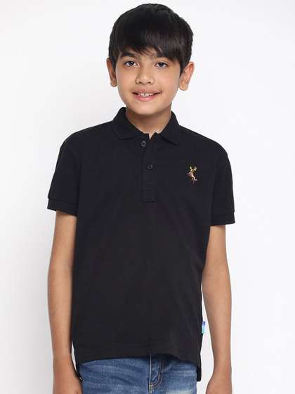Lil Tomatoes Boys
                      Regular Fit Polo Collar T-shirt