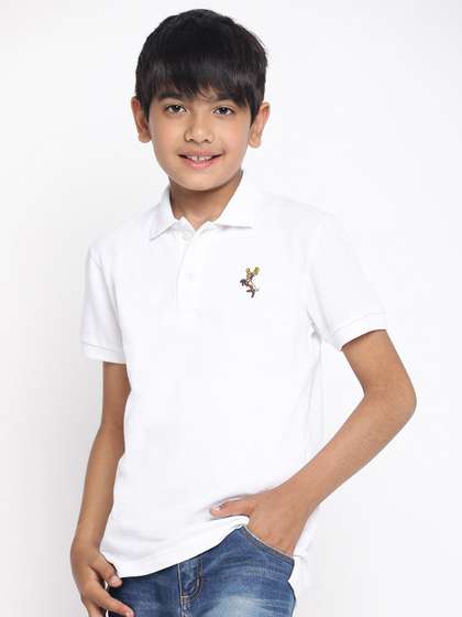 Lil Tomatoes Boys Polo
                      Collar Cotton T-shirt