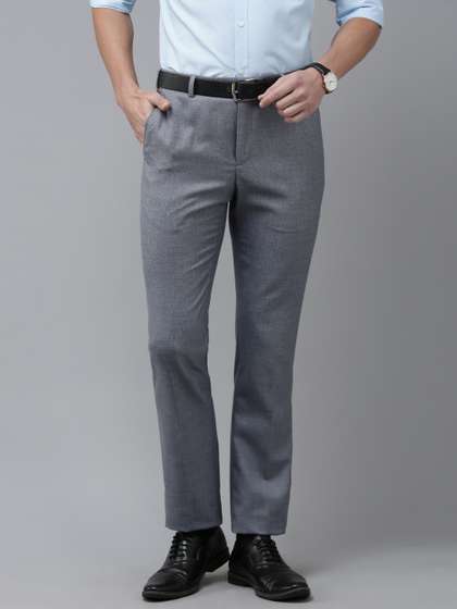 Park Avenue Men Solid
                      Mid-Rise Smart Fit Formal Trousers