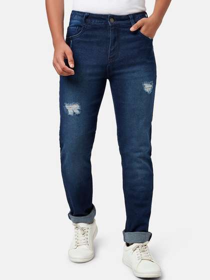 Coolsters by
                      Pantaloons Boys Tapered Fit Mildly Distressed
                      Light Fade Jeans
