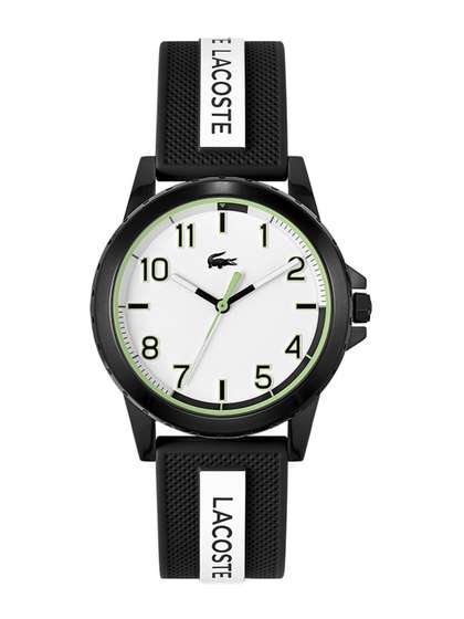 Lacoste Textured
                          Dial Silicon Straps Analogue Watch 2020141