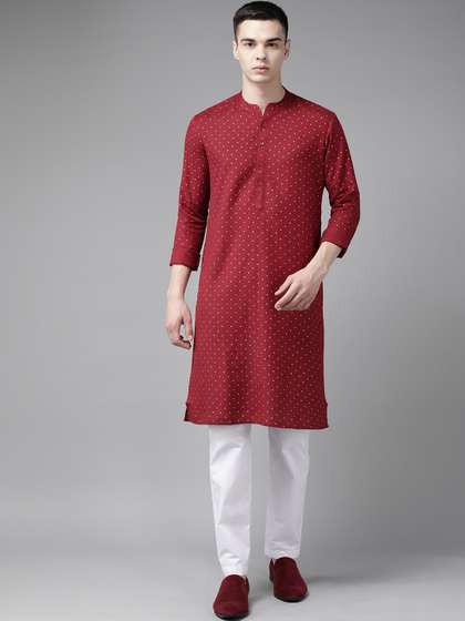 See Designs Band Collar Straight Kurta