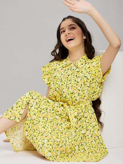 StyloBug Girls Printed Cotton Dress