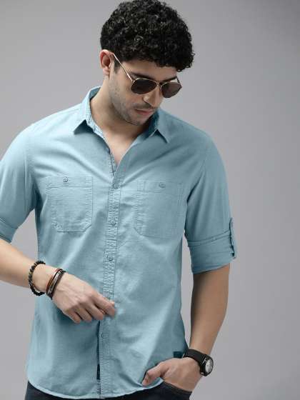 The Roadster Life Co. Solid Pure Cotton Casual Shirt