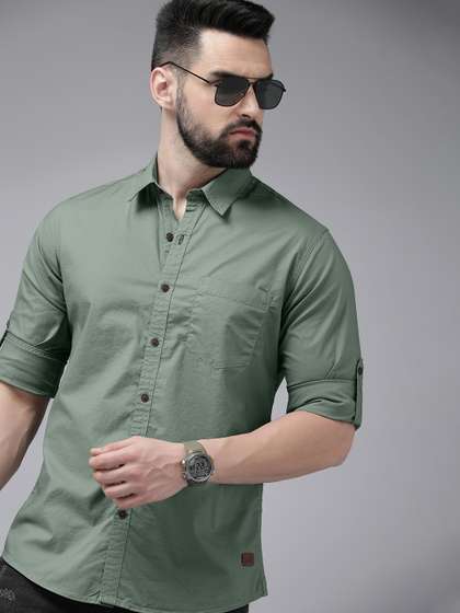 The Roadster
                        Lifestyle Co. Men Solid Casual Shirt