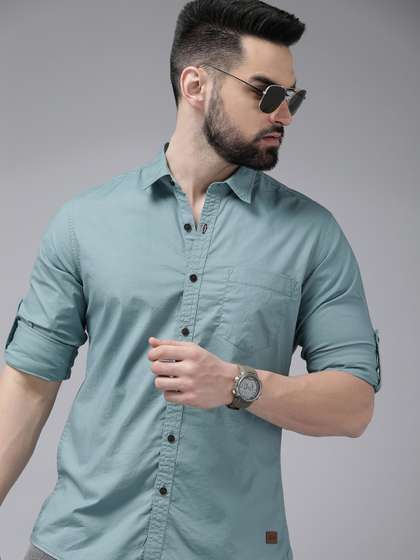 Roadster The Lifestyle Co. Men Solid Casual Shirt