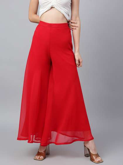 RATAN Women Flared Palazzos