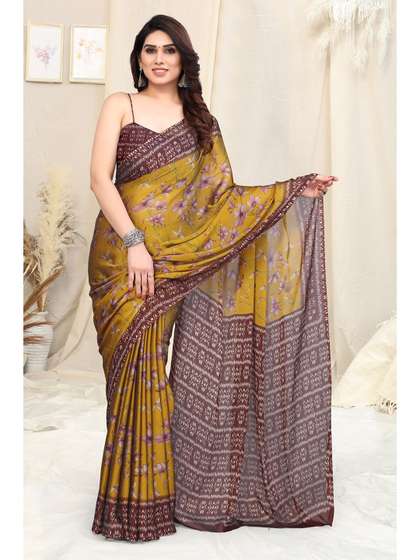 KALINI Floral Printed Saree