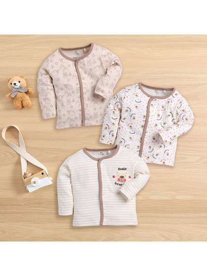 BABY GO Kids Pack Of 6
                    Conversational Printed Cotton T-shirt