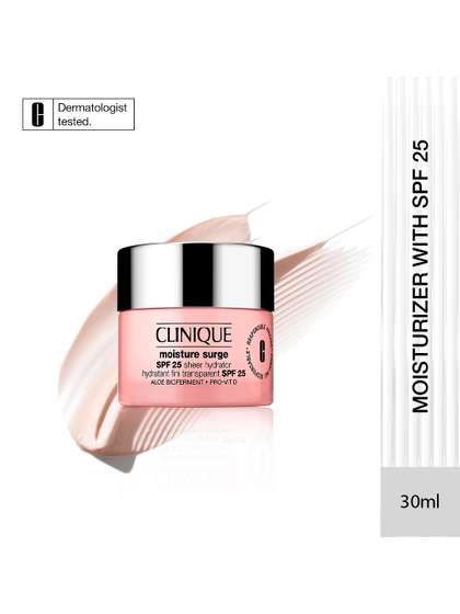 Clinique Moisture
                        Surge SPF25 Sheer Hydrator Face Moisturiser with
                        Aloe Bioferment - 30ml