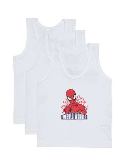 Bodycare Kids Boys Pack
                    Of 3 Cotton Undershirt Vests