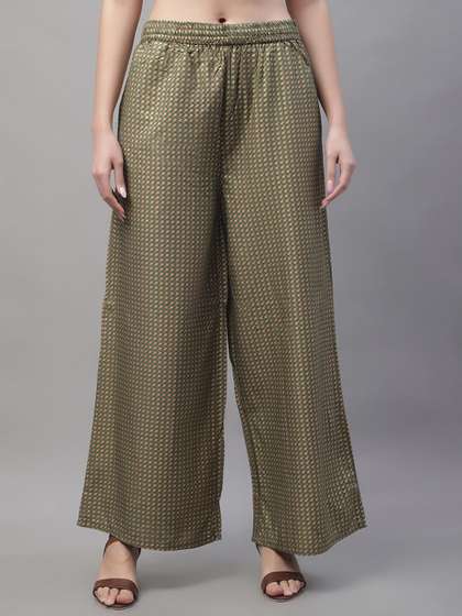 Pistaa Women Cotton Regular Palazzos