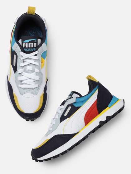 Puma Kids Rider FV Future Vintage Youth Colourblocked Sneakers