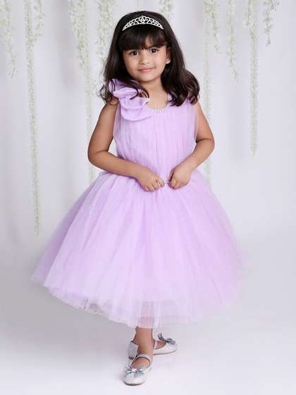 KID1 Girls Self Design
                    Fit & Flare Midi Dress