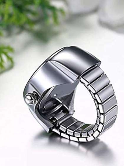 YouBella Silver-Plated
                      Adjustable Watch Finger Ring