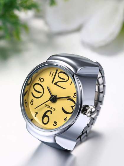 YouBella
                        Silver-Plated Adjustable Watch Finger Ring