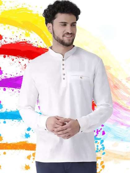 TABARD Curved Straight Cotton Kurta