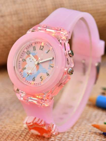 Shocknshop Printed
                      Dial & Straps Scratch Resistant Analogue Watch
                      LED Fish 327